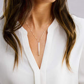 4PCS - Star&Bar&Sun&Bar Layered Necklaces for Women